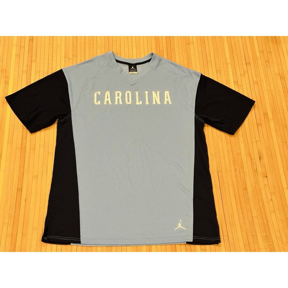 UNC North Carolina Jumpman Shirt Mens L Elite Basketball Short Sleeve Nike 🏀